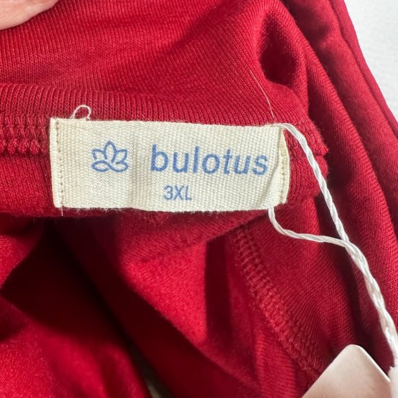 Bulotus Women's Long Sleeve Cowl Neck Asymmetrical Hem Tunic Tops with Pockets - Picture 7 of 11